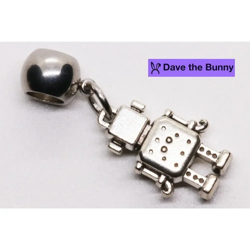Elegant Robot Charm - Your Robot Friend and Companion - Cute Robot Design